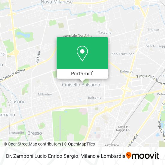 Mappa Dr. Zamponi Lucio Enrico Sergio