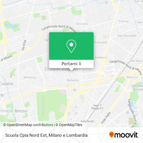 Mappa Scuola Cpia Nord Est