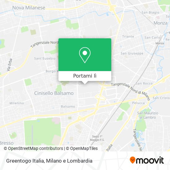 Mappa Greentogo Italia