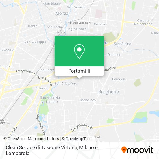 Mappa Clean Service di Tassone Vittoria