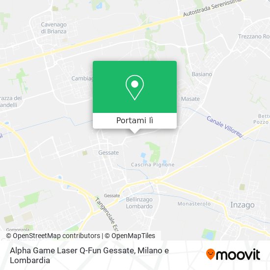 Mappa Alpha Game Laser Q-Fun Gessate