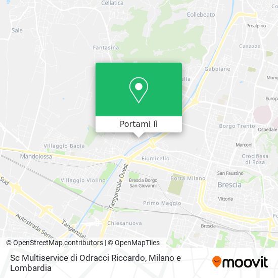 Mappa Sc Multiservice di Odracci Riccardo
