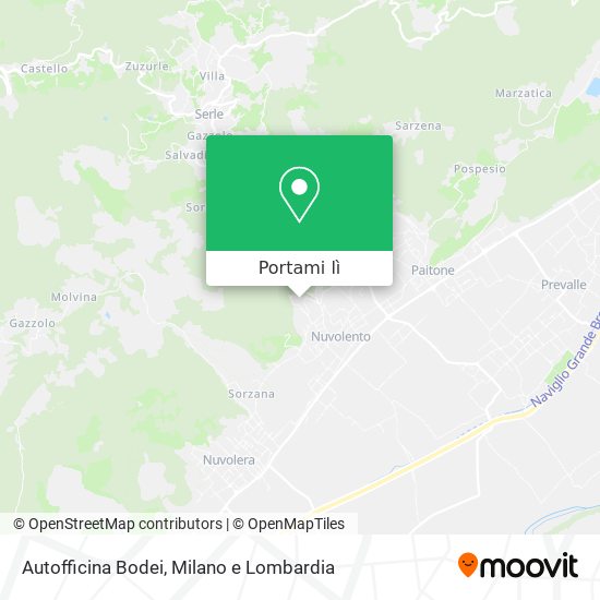 Mappa Autofficina Bodei