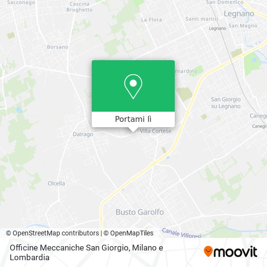 Mappa Officine Meccaniche San Giorgio