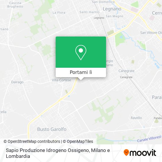 Mappa Sapio Produzione Idrogeno Ossigeno