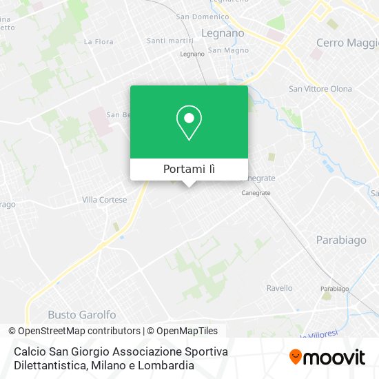 Mappa Calcio San Giorgio Associazione Sportiva Dilettantistica