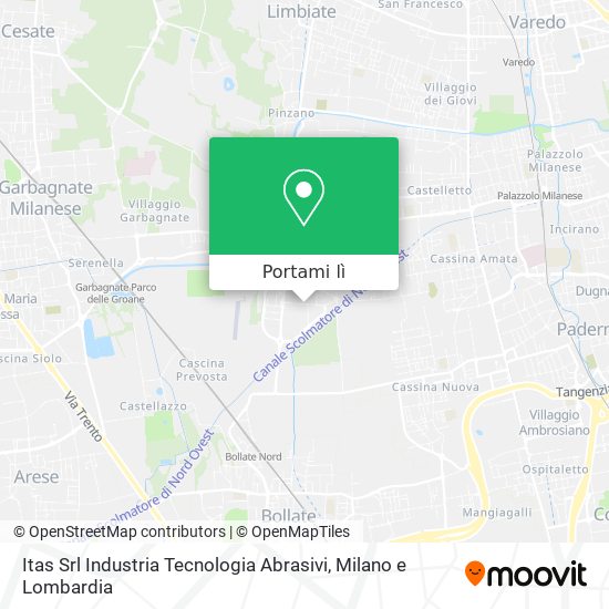 Mappa Itas Srl Industria Tecnologia Abrasivi