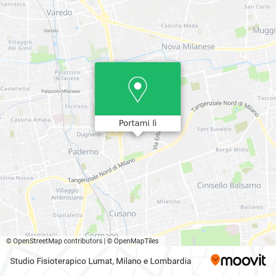 Mappa Studio Fisioterapico Lumat