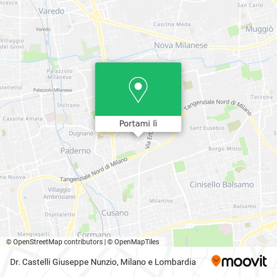 Mappa Dr. Castelli Giuseppe Nunzio