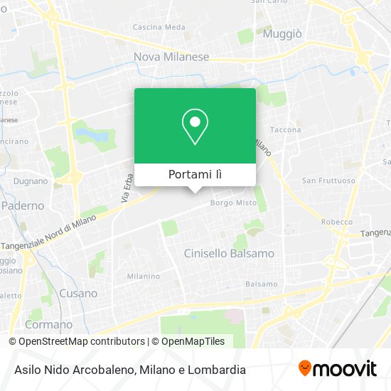 Mappa Asilo Nido Arcobaleno