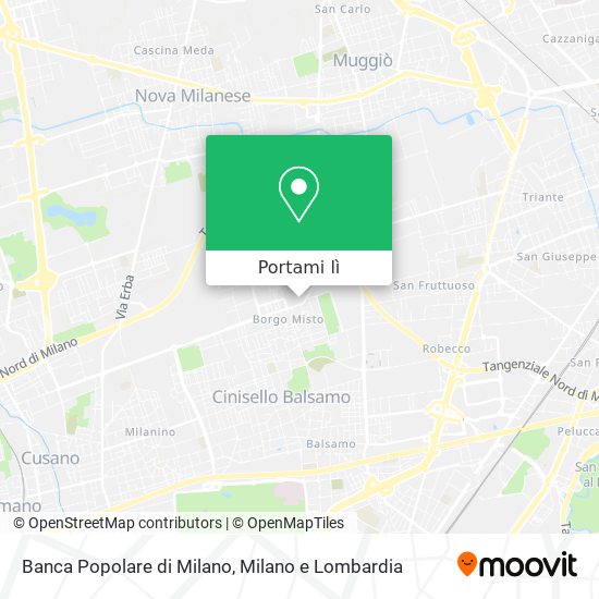 Mappa Banca Popolare di Milano