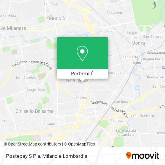 Mappa Postepay S P a