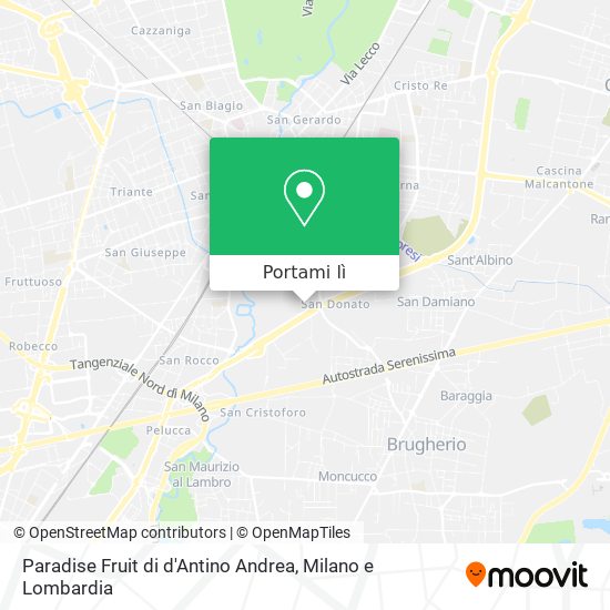 Mappa Paradise Fruit di d'Antino Andrea