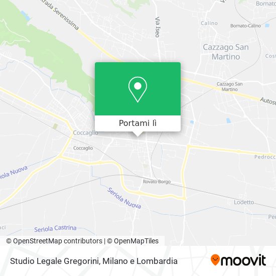 Mappa Studio Legale Gregorini