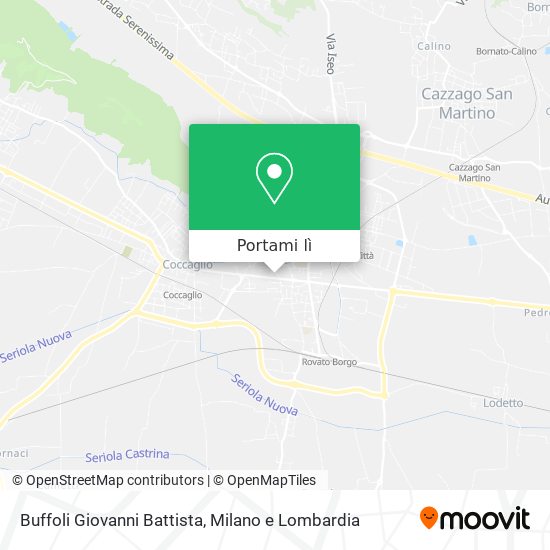 Mappa Buffoli Giovanni Battista