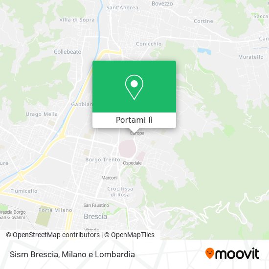 Mappa Sism Brescia