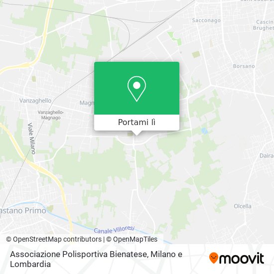 Mappa Associazione Polisportiva Bienatese