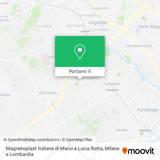 Mappa Magnetoplast Italiana di Mario e Lucia Rotta