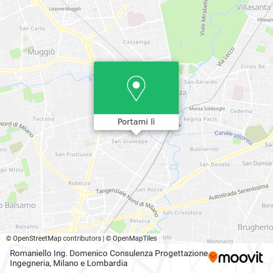 Mappa Romaniello Ing. Domenico Consulenza Progettazione Ingegneria
