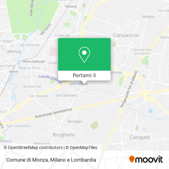 Mappa Comune di Monza