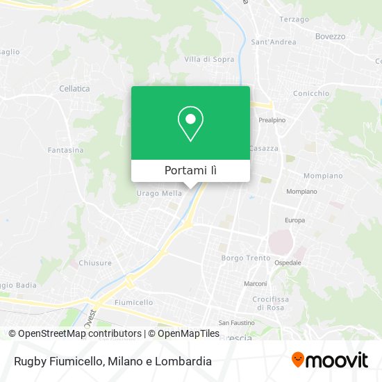 Mappa Rugby Fiumicello