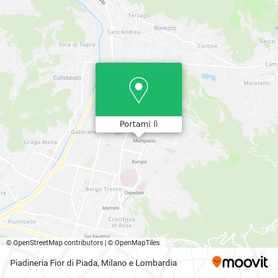 Mappa Piadineria Fior di Piada