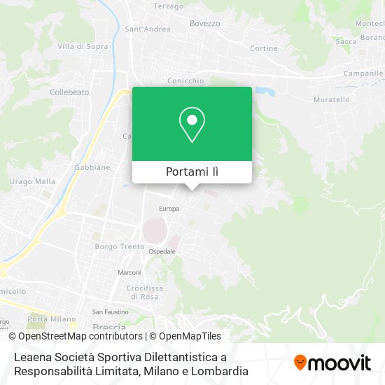 Mappa Leaena Società Sportiva Dilettantistica a Responsabilità Limitata