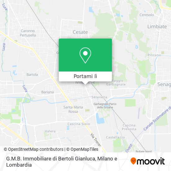 Mappa G.M.B. Immobiliare di Bertoli Gianluca