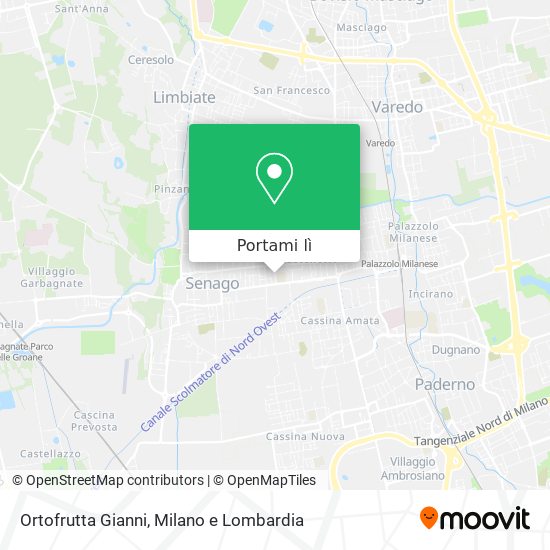 Mappa Ortofrutta Gianni