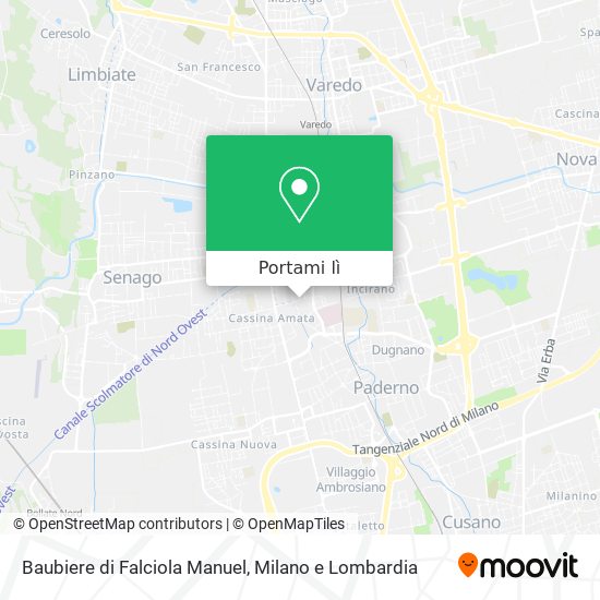 Mappa Baubiere di Falciola Manuel