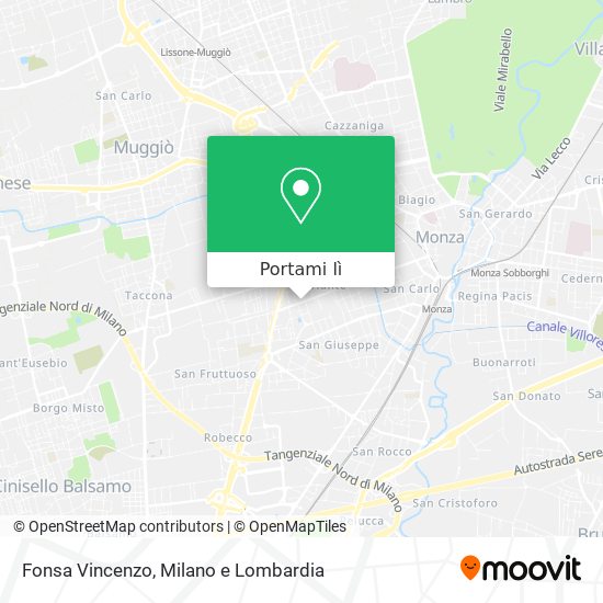 Mappa Fonsa Vincenzo