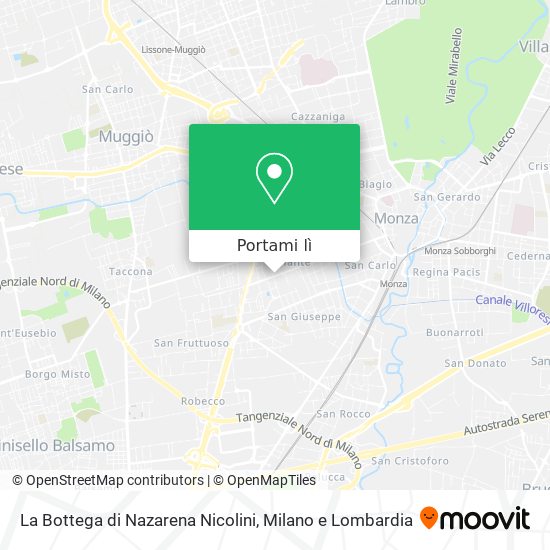 Mappa La Bottega di Nazarena Nicolini