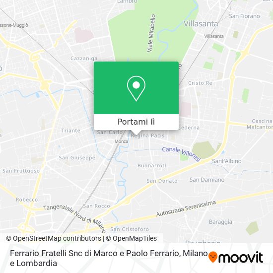 Mappa Ferrario Fratelli Snc di Marco e Paolo Ferrario