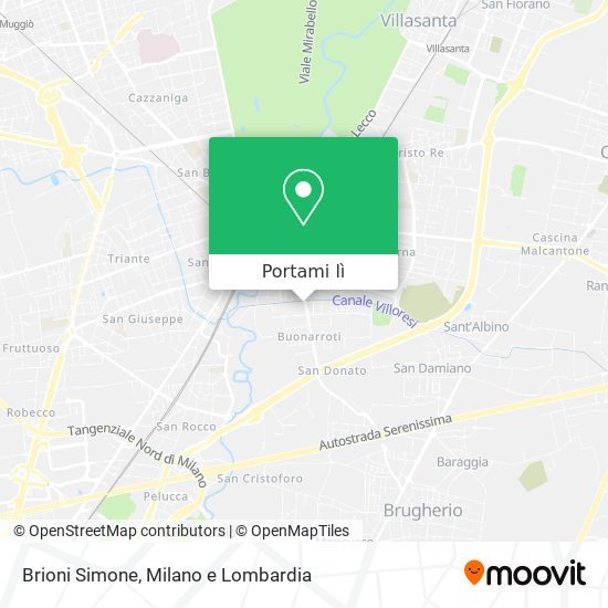 Mappa Brioni Simone