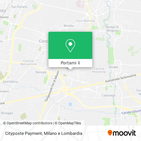 Mappa Cityposte Payment