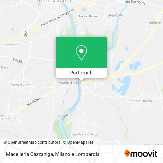 Mappa Macelleria Cazzaniga