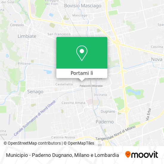 Mappa Municipio - Paderno Dugnano