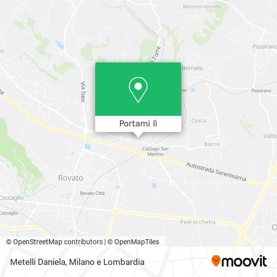 Mappa Metelli Daniela