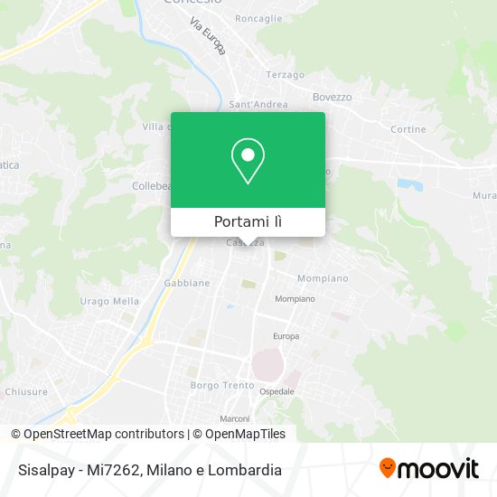 Mappa Sisalpay - Mi7262