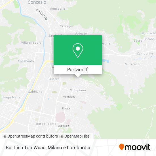 Mappa Bar Lina Top Wuao