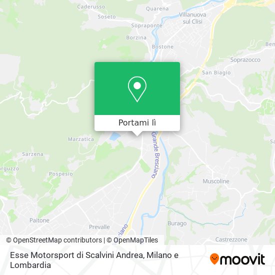 Mappa Esse Motorsport di Scalvini Andrea