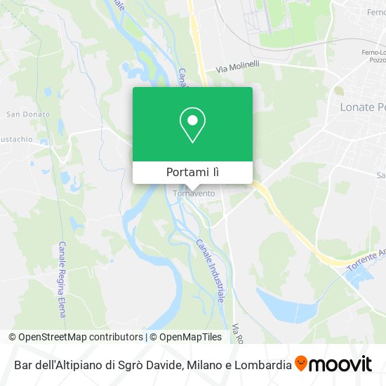 Mappa Bar dell'Altipiano di Sgrò Davide