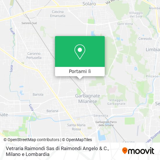 Mappa Vetraria Raimondi Sas di Raimondi Angelo & C.
