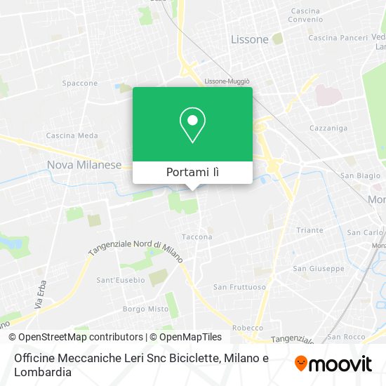 Mappa Officine Meccaniche Leri Snc Biciclette