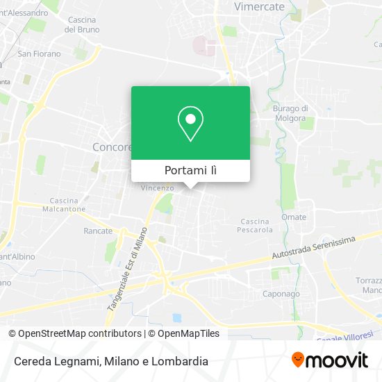 Mappa Cereda Legnami