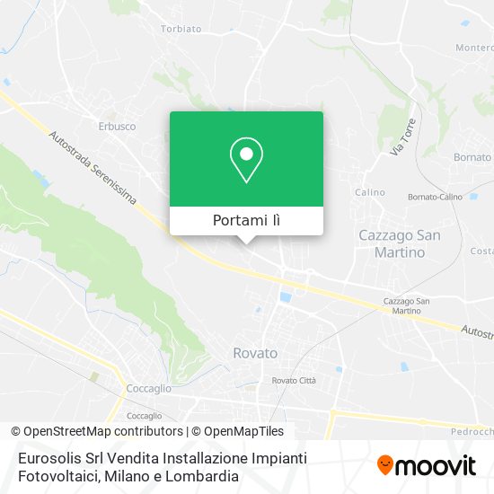 Mappa Eurosolis Srl Vendita Installazione Impianti Fotovoltaici