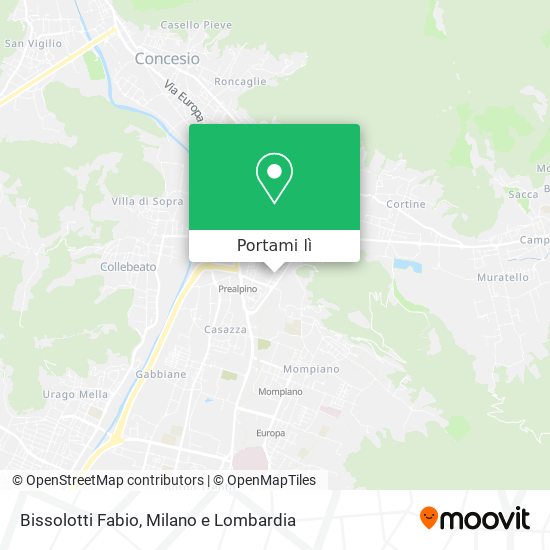 Mappa Bissolotti Fabio