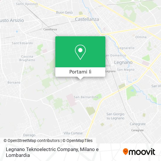 Mappa Legnano Teknoelectric Company