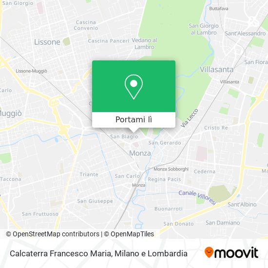 Mappa Calcaterra Francesco Maria