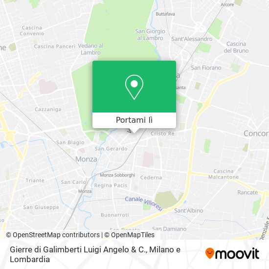 Mappa Gierre di Galimberti Luigi Angelo & C.